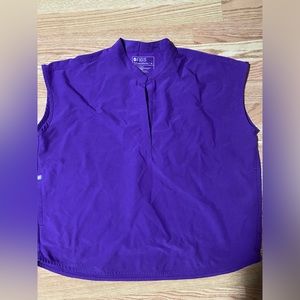 figs scrub top ultra violet